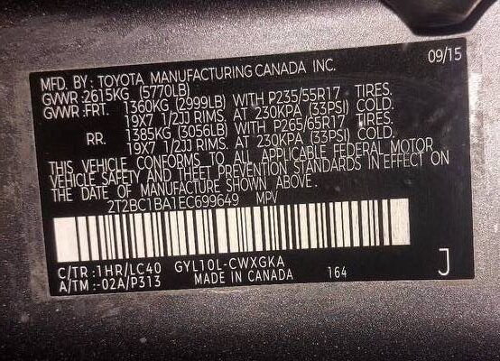 2015 Lexus RX450H Gray - 2T2BC1BA1EC699649 2015 Lexus RX450H Gray - 2T2BC1BA1EC699649
