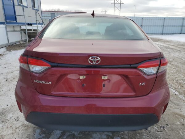 TOYOTA COROLLA MAROON - 5YFB4MDE6PP027049