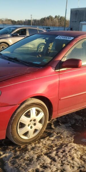 TOYOTA COROLLA BURGUNDY - JTDBR32E860074252