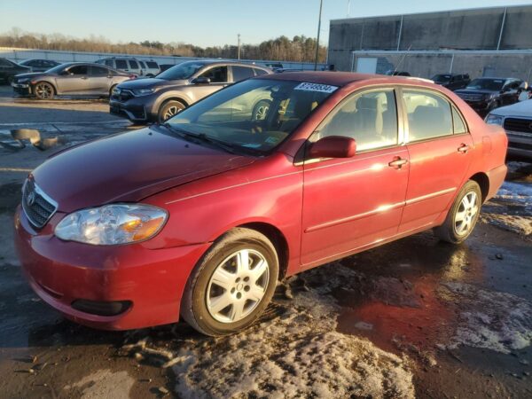TOYOTA COROLLA BURGUNDY - JTDBR32E860074252