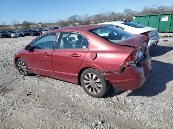 HONDA CIVIC BURGUNDY - 2HGFA16999H350448