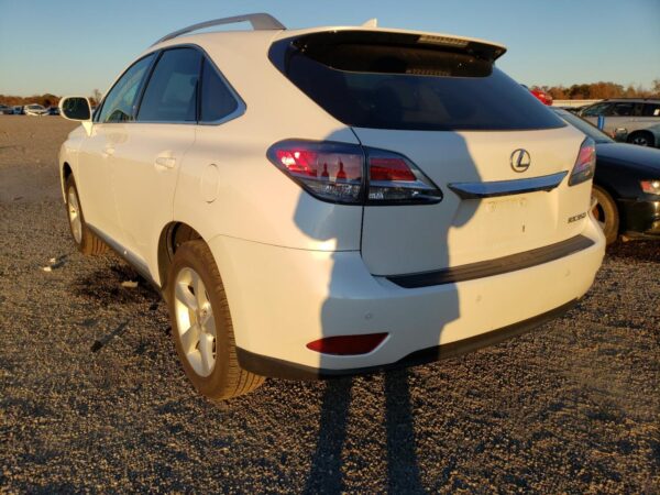 Lexus Rx 350 Base 2015 White 3.5L 6 — 2T2BK1BA0FC295836