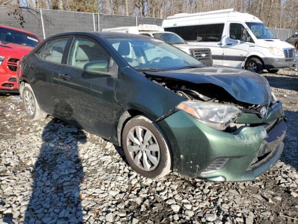 TOYOTA COROLLA GREEN - 2T1BURHE3FC402725
