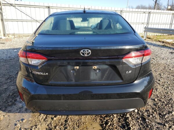TOYOTA COROLLA BLACK - 5YFEPMAE3NP278021
