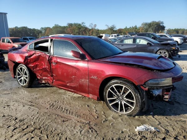 DODGE CHARGER BURGUNDY - 2C3CDXCT2LH105207
