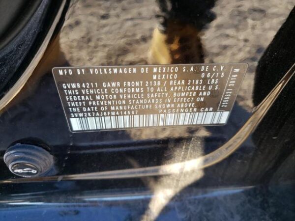 Volkswagen JETTA 2015 - 3VW2K7AJ8FM414567