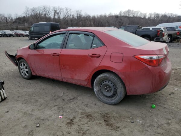 TOYOTA COROLLA RED - 2T1BURHE0GC511354