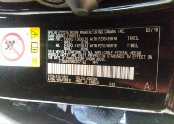 2016 Lexus RX350 Black - 2T2BZMCA9GC017112