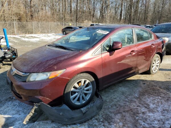 HONDA CIVIC RED - 19XFB2F83CE357083