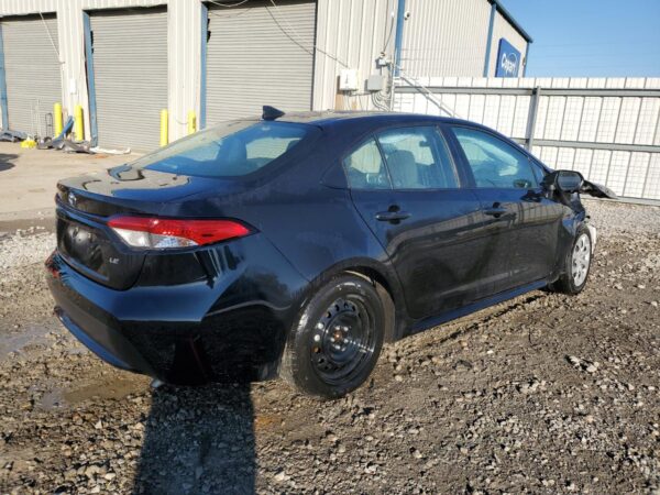 TOYOTA COROLLA BLACK - 5YFEPMAE3NP278021