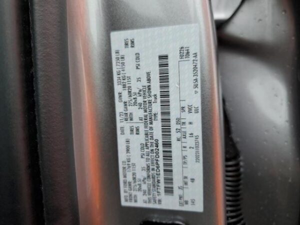 Ford F150 2023 - 1FTFW1ED6PFD02460