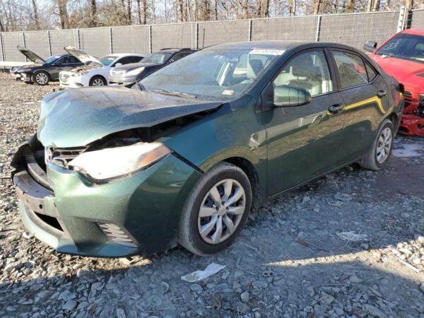 TOYOTA COROLLA GREEN - 2T1BURHE3FC402725