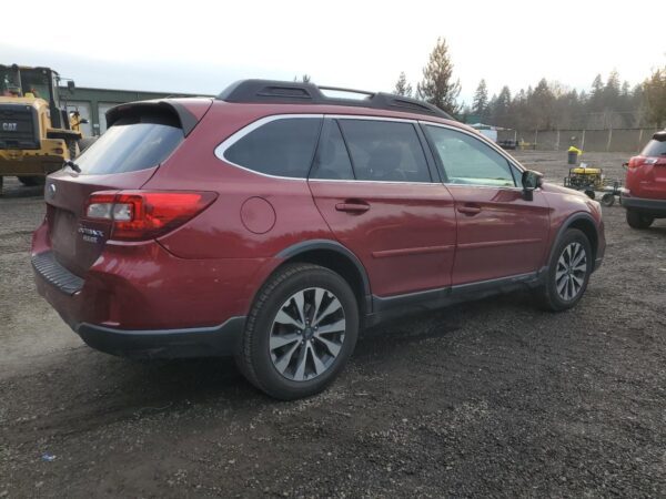 SUBARU OUTBACK BURGUNDY - 4S4BSANC1F3264536