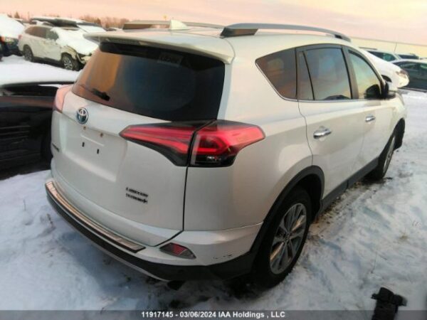 2018 Toyota Rav4 Hybrid White - JTMDJREV5JD167360