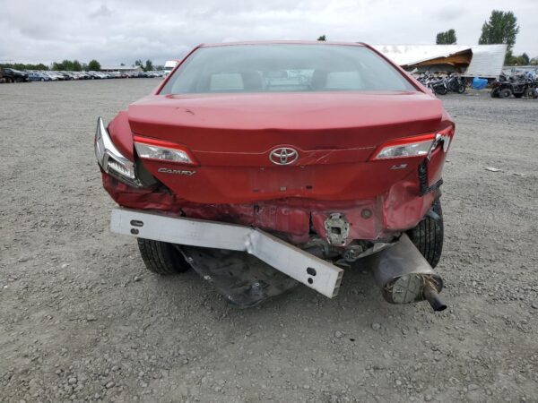 TOYOTA CAMRY RED - 4T1BF1FK5CU558781