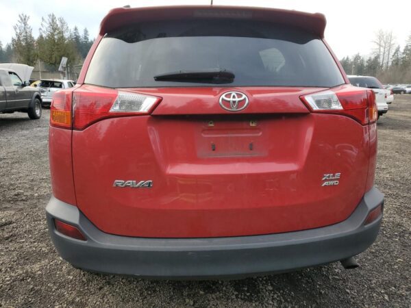 TOYOTA RAV4 RED - JTMRFREVXDD006868