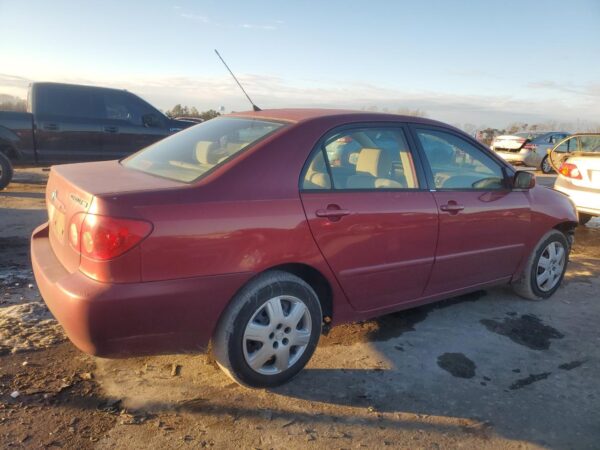 TOYOTA COROLLA BURGUNDY - JTDBR32E860074252