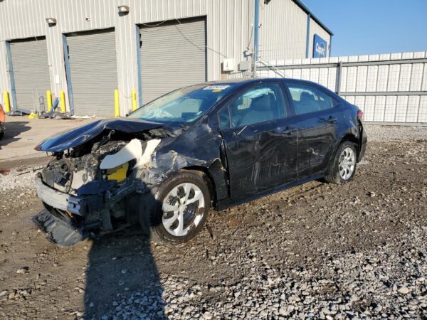 TOYOTA COROLLA BLACK - 5YFEPMAE3NP278021