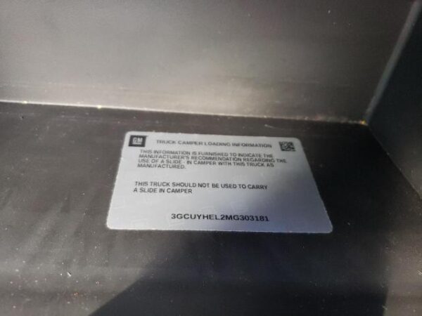 Chevrolet SILVERADO 2021 - 3GCUYHEL2MG303181