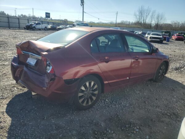 HONDA CIVIC BURGUNDY - 2HGFA16999H350448