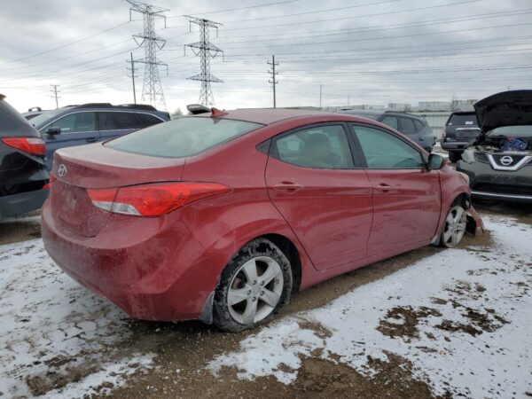 HYUNDAI ELANTRA RED - 5NPDH4AEXDH448881