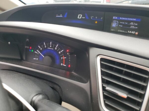 HONDA CIVIC BURGUNDY - 19XFB2F52FE706809