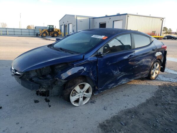 HYUNDAI ELANTRA BLUE - KMHDH4AE7DU591837
