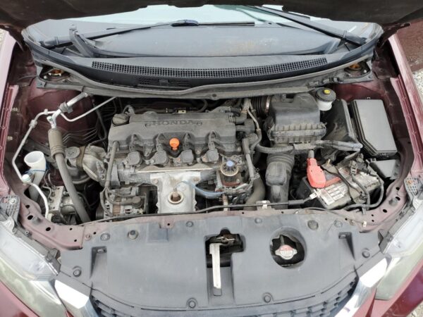 HONDA CIVIC BURGUNDY - 19XFB2F52FE706809