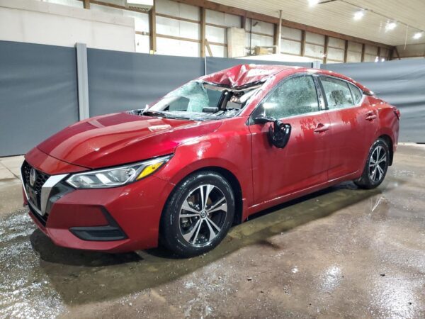 NISSAN SENTRA RED - 3N1AB8CV6MY213926