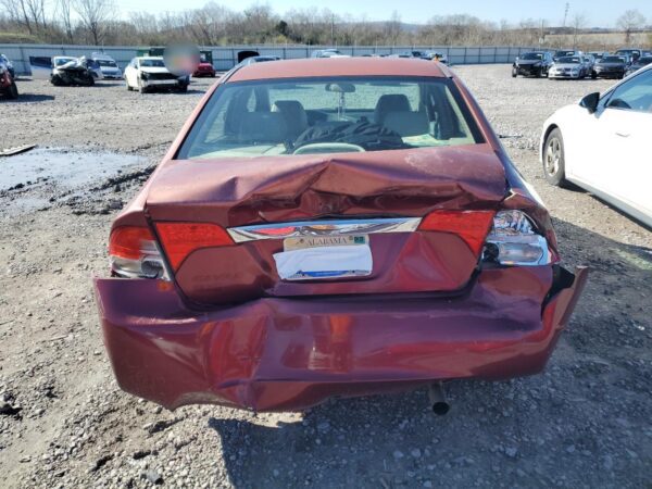 HONDA CIVIC BURGUNDY - 2HGFA16999H350448
