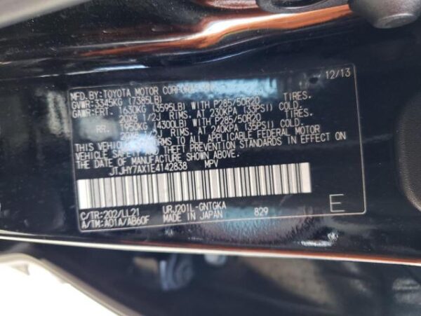 2014 Lexus LX570 Black - JTJHY7AX1E4142838