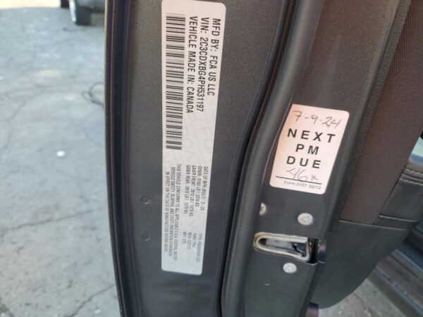 DODGE CHARGER GRAY - 2C3CDXBG4PH531197