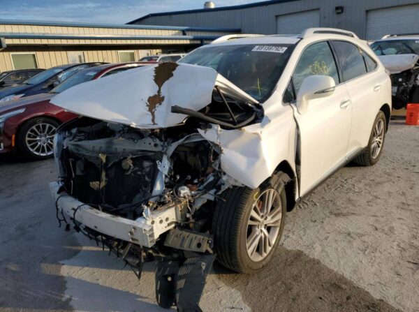 LEXUS RX350 Base 2015 White — 2T2ZK1BA5FC167591