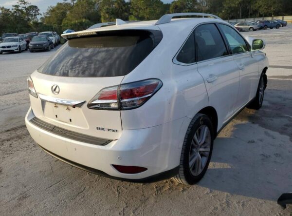 LEXUS RX350 Base 2015 White — 2T2ZK1BA5FC167591