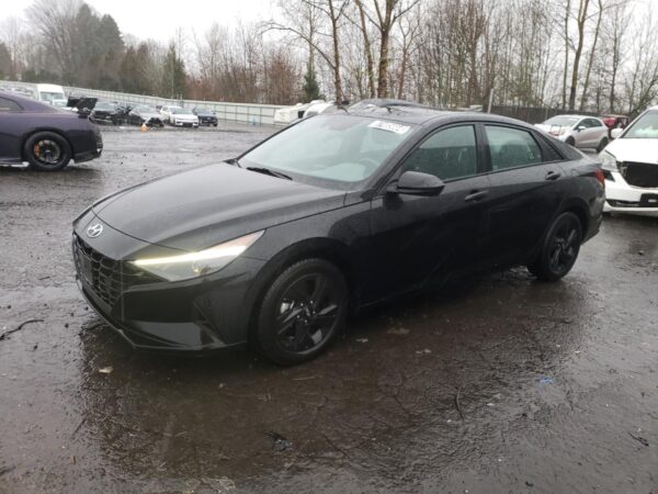 HYUNDAI ELANTRA BLACK - KMHLM4AG3MU198961