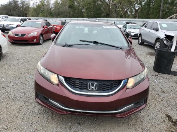HONDA CIVIC BURGUNDY - 19XFB2F52FE706809