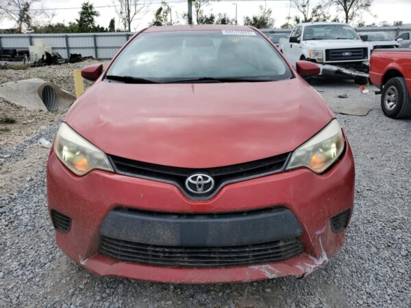 TOYOTA COROLLA RED - 5YFBURHE2EP130232