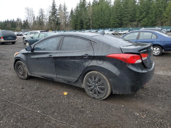 HYUNDAI ELANTRA BLACK - KMHDH4AE8CU460883