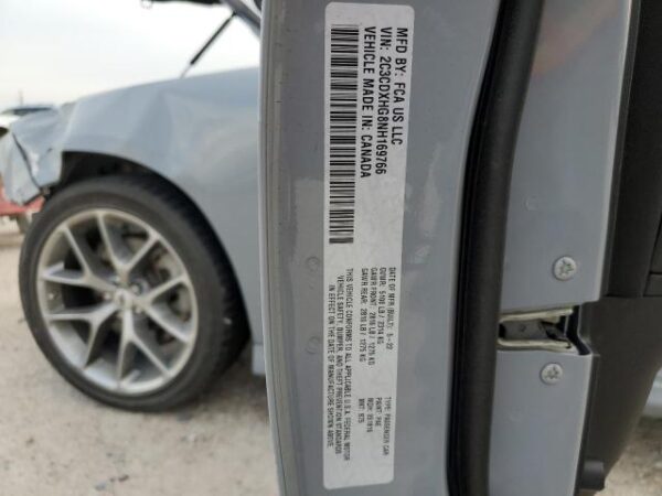 Dodge CHARGER 2022 - 2C3CDXHG8NH169766