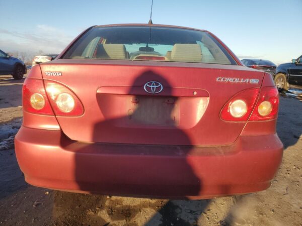 TOYOTA COROLLA BURGUNDY - JTDBR32E860074252