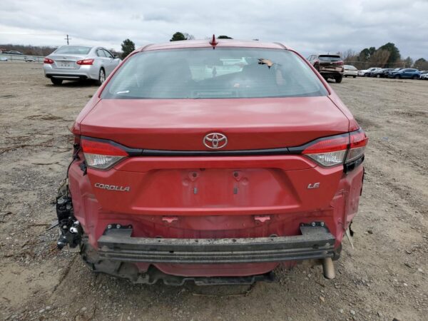 TOYOTA COROLLA RED - 5YFEPRAE3LP131451