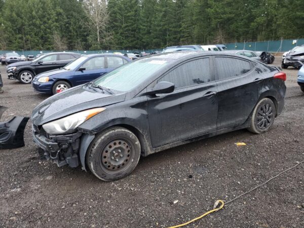 HYUNDAI ELANTRA BLACK - KMHDH4AE8CU460883