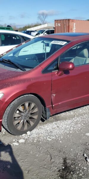 HONDA CIVIC BURGUNDY - 2HGFA16999H350448