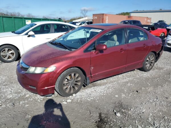 HONDA CIVIC BURGUNDY - 2HGFA16999H350448