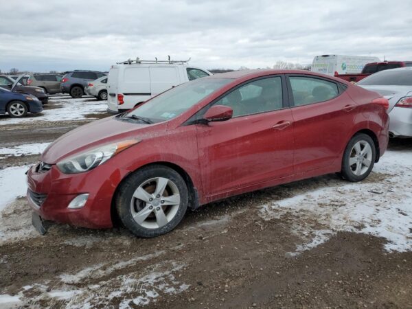 HYUNDAI ELANTRA RED - 5NPDH4AEXDH448881