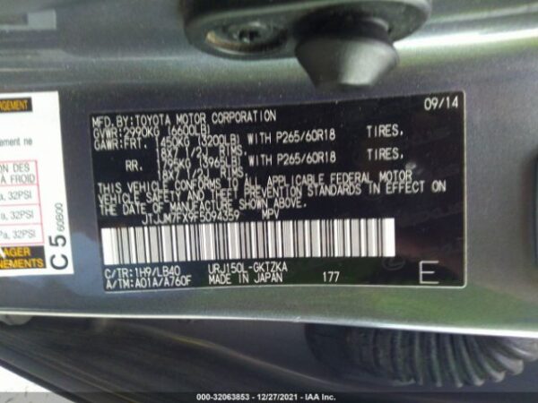 Lexus Gx 460 Luxury 2015 Gray 4.6L- JTJJM7FX9F5094359