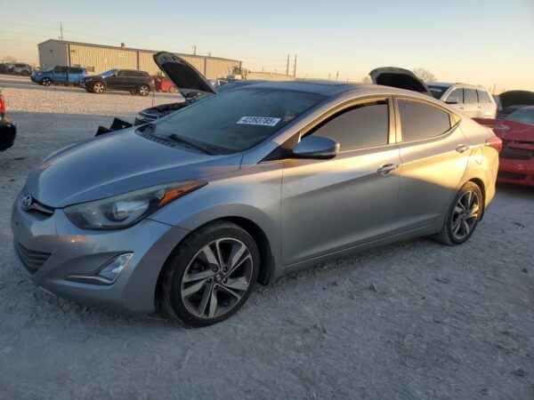 HYUNDAI ELANTRA SILVER - 5NPDH4AE3FH548081