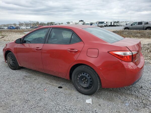 TOYOTA COROLLA RED - 5YFBURHE2EP130232