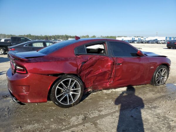 DODGE CHARGER BURGUNDY - 2C3CDXCT2LH105207