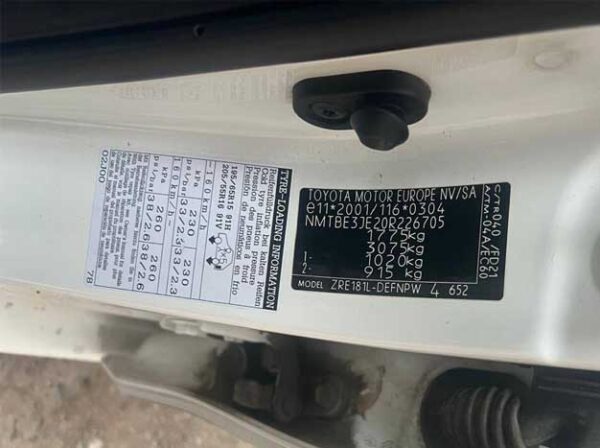 2018 Toyota COROLLA White - NMTBE3JE20R226705